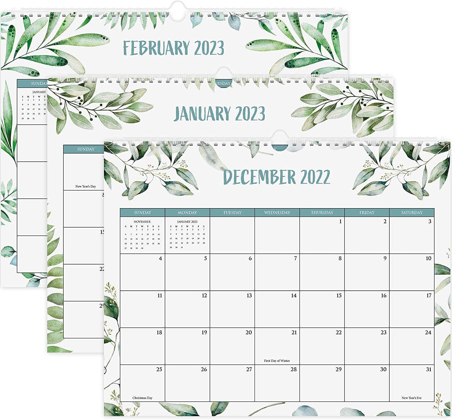 Aesthetic Greenery 2023 Wall Calendar - The Perfect Calendar for Easy Planning - Beautiful Calendar Decor to Enhance Your Kitchen or Office - Image 7